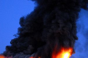 Pożar w magazynie Caritasu - spłonęło 60 ton żywności