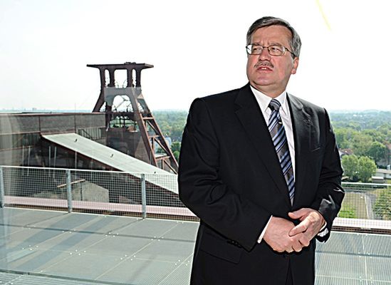 Bronisław Komorowski z wizytą w Londynie