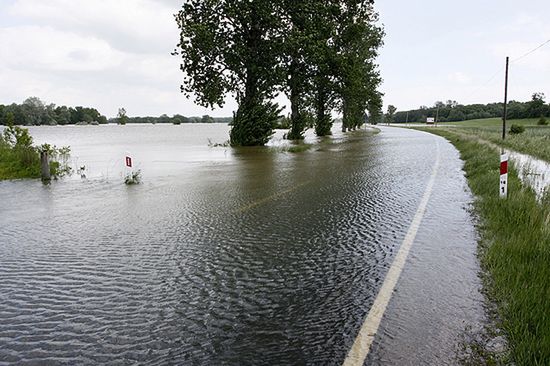 Wisła opada, Odra wzbiera