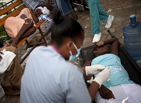 Stan wyjątkowy na Haiti - cholera zbiera śmiertelne żniwo