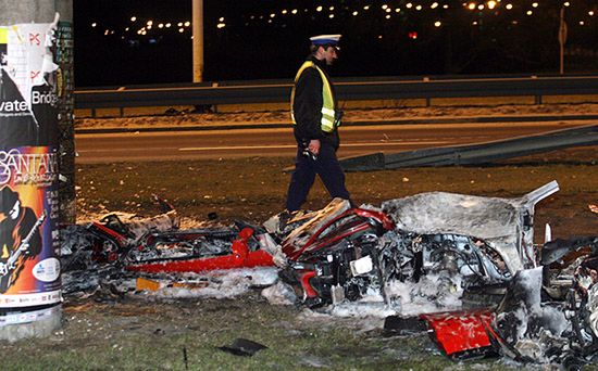 Wypadek ferrari - jest akt oskarżenia wobec dziennikarza