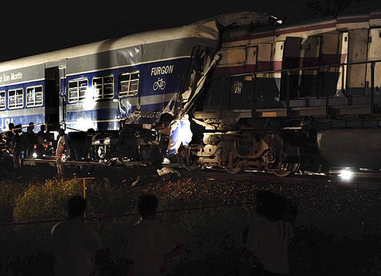 Katastrofa kolejowa pod Buenos Aires - 4 zabitych