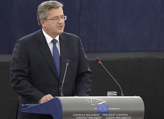 Komorowski: społeczny model UE pod znakiem zapytania