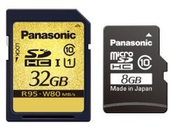 Nowe karty pamięci SDHC UHS-I 80 MB/s i microSD Panasonic