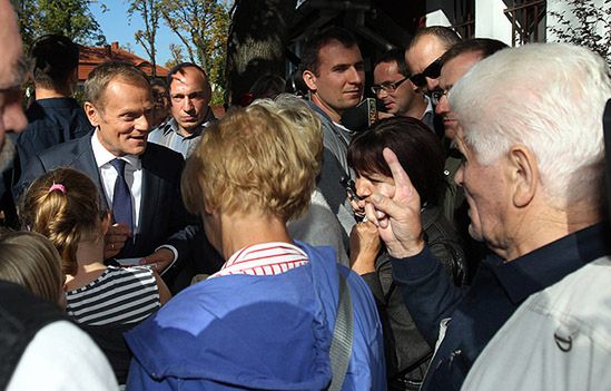 Tusk do wyborcy: zamiast krzyczeć, idź pan i lepiej...