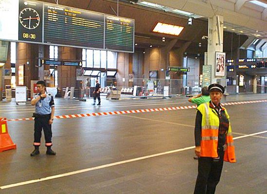 Alarm na dworcu w Oslo przez podejrzany bagaż