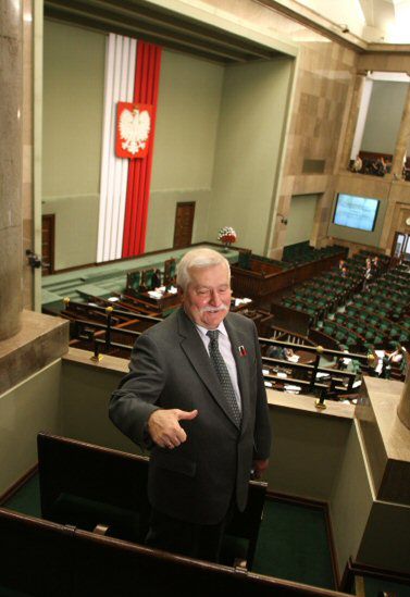 Wałęsa o konferencji WZZ: ja w tym gronie, no wie pan?