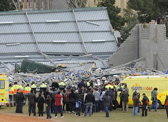 Hala runęła na dzieci w Hiszpanii - 4 ofiary śmiertelne