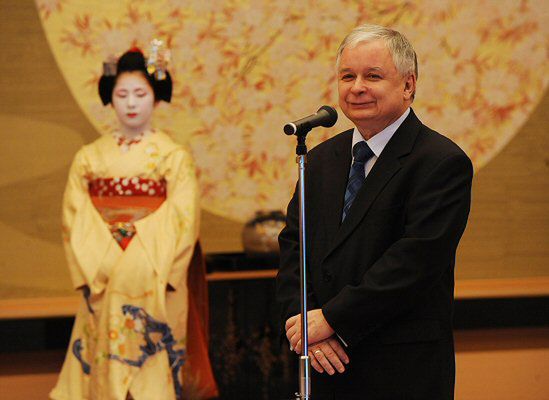 Pechowa wizyta prezydenta - trzęsienie ziemi w Japonii