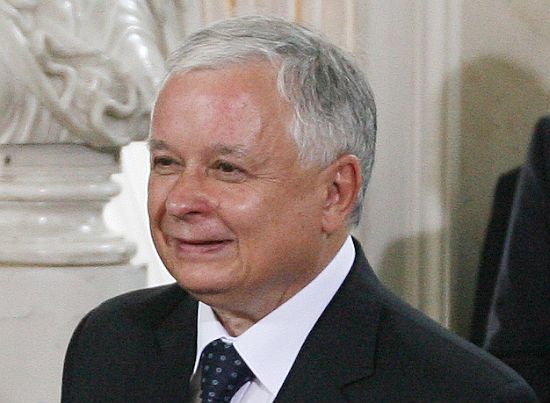 L.Kaczyński rozpoczął wizytę w Genewie