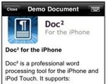 Doc² - edytor plików .doc na iPhone'a