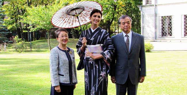 Spotkanie Ambasadora Japonii z Miss Polski