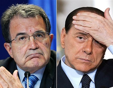 Berlusconi i Prodi posprzeczali się o wizytę Busha