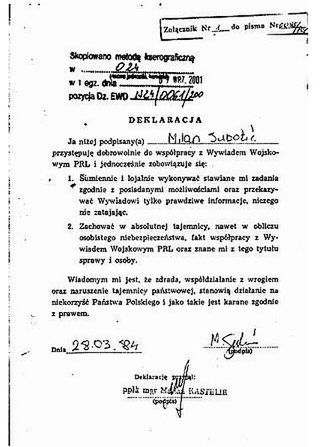 Są dowody, że Subotić był wojskowym agentem