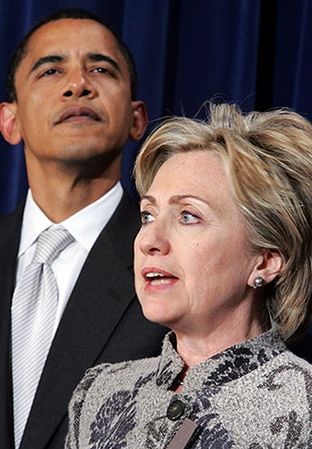Hillary Clinton poparła Baracka Obamę