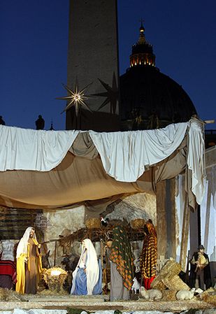 Papież w Wigilię zapalił symboliczną świeczkę pokoju