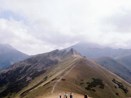 Tłumy turystów w Tatrach