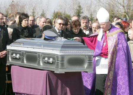 Pożegnanie policjantów zastrzelonych w Sieradzu