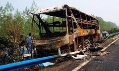 41 osób zginęło w płonącym autobusie