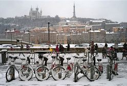 Alarm śniegowy we Francji