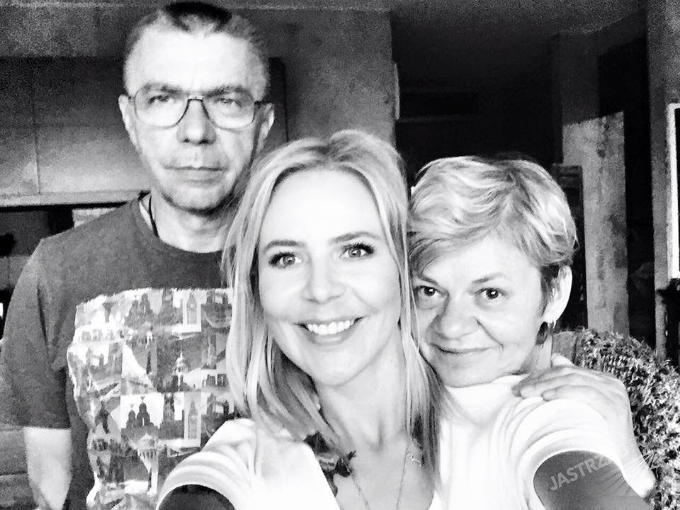 Maja Sablewska z rodzicami