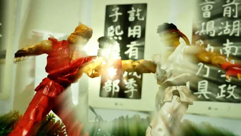 Ryu i Ken ze Street Fightera w plastikowym pojedynku! [wideo] 1