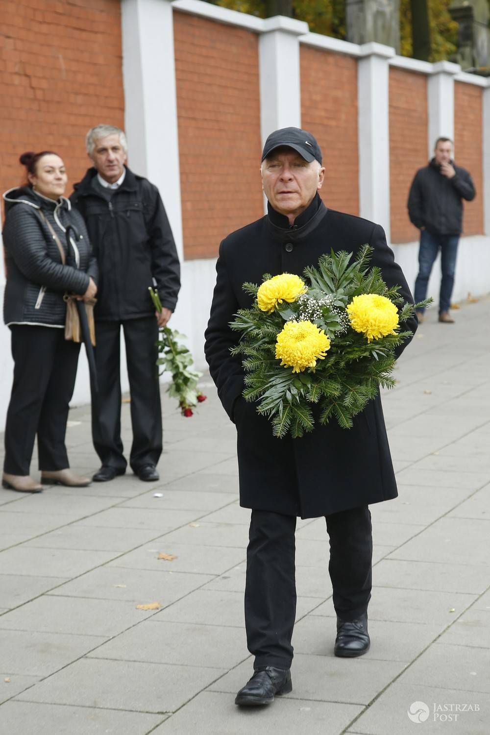 Janusz Tylman na pogrzebie Andrzeja Kopiczyńskiego