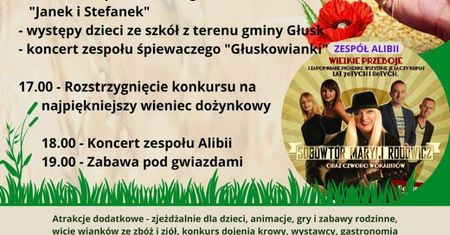 Dożynki Gminy Głusk w Dominowie 2021