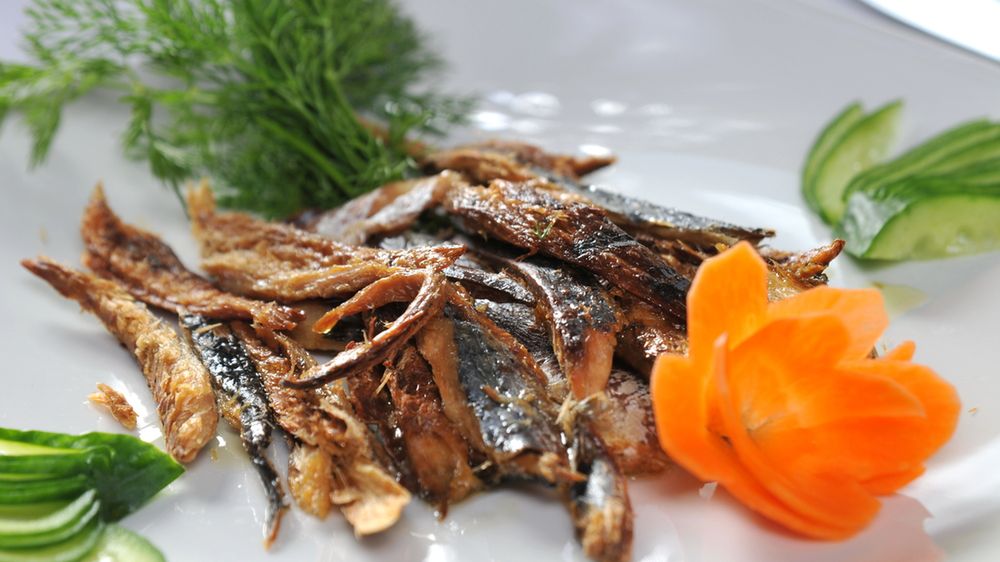 Anchois w oleju w puszce, odsączone