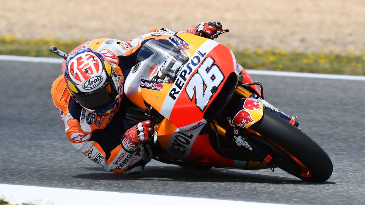 Materiały prasowe / Michelin / Dani Pedrosa na torze w Jerez