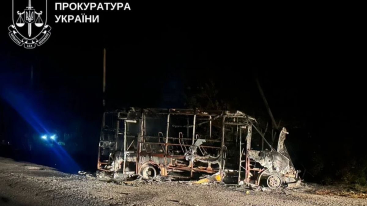 Rosyjski dron uderzył w bus pełen ludzi