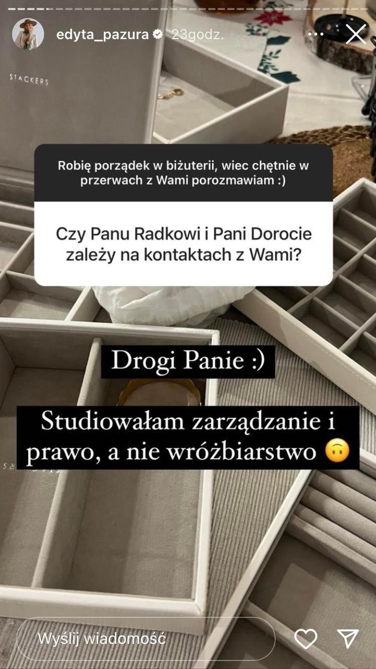 Sarkastyczna odpowiedź Edyty Pazury stawia sprawę jasno
