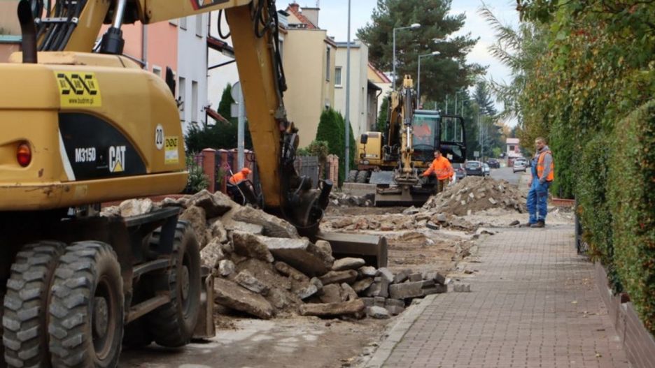 Rozpoczął się remont Słonecznej (źródło: UM Legnica)