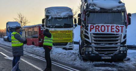 Protest na granicy z Ukrainą. Ministerstwo Infrastruktury proponuje nowy zakaz
