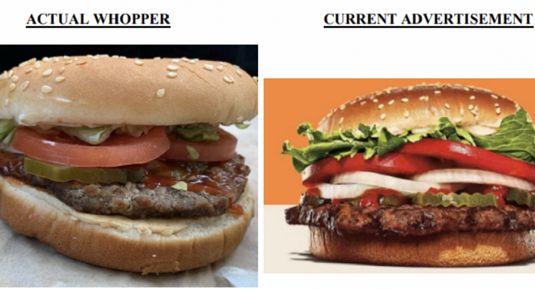 Burger King stanie przed sądem za „gigantyczne” Whoppery w reklamach