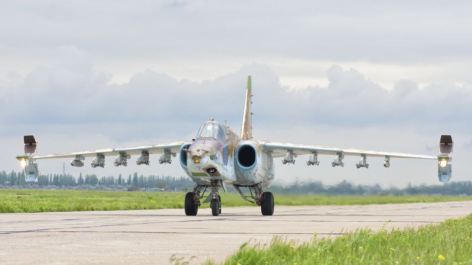 Ukraiński Su-25 - zdjęcie ilustracyjne
