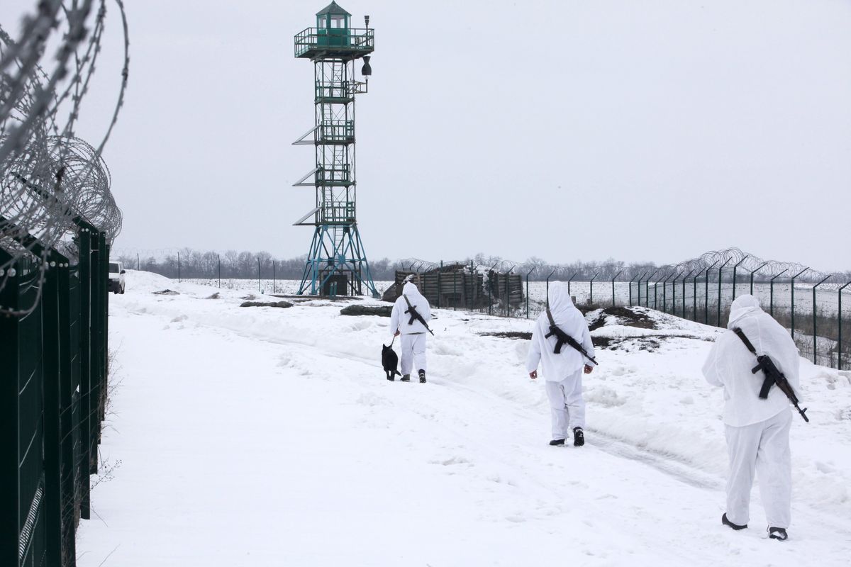 Patrol na granicy ukraińsko-rosyjskiej