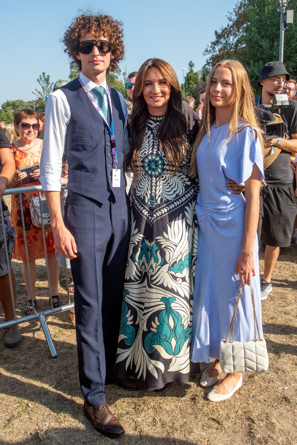 Dominika Kulczyk z dziećmi 