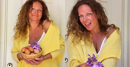 Muśnięta słońcem Joanna Liszowska pokazała, jak spędza Wielkanoc. Stuprocentowo naturalnie
