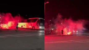 Autokar z piłkarzami Jagiellonii zaatakowany. Pojawiło się nagranie