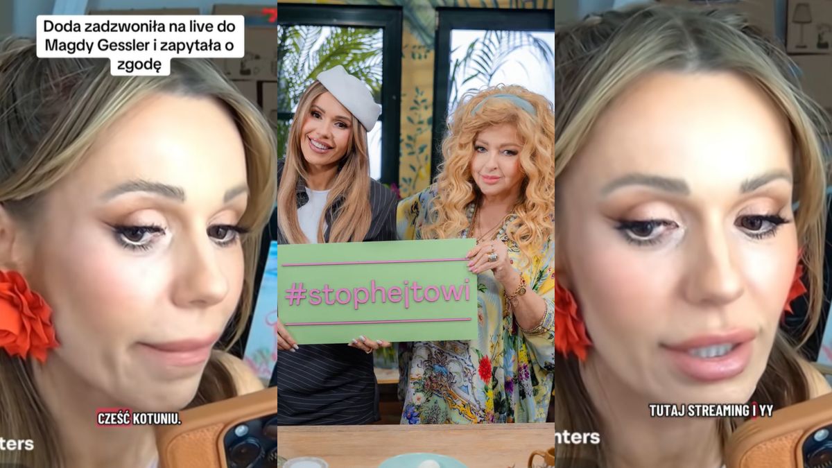 Doda i Magda Gessler pogodziły się podczas streama