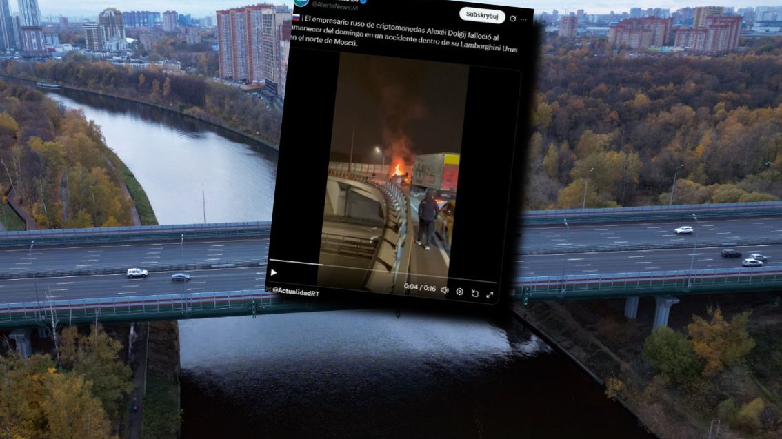 Luksusowe Lamborghini spłonęło. Nie żyje milioner