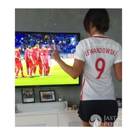 Anna Lewandwska kibicuje Robertowi