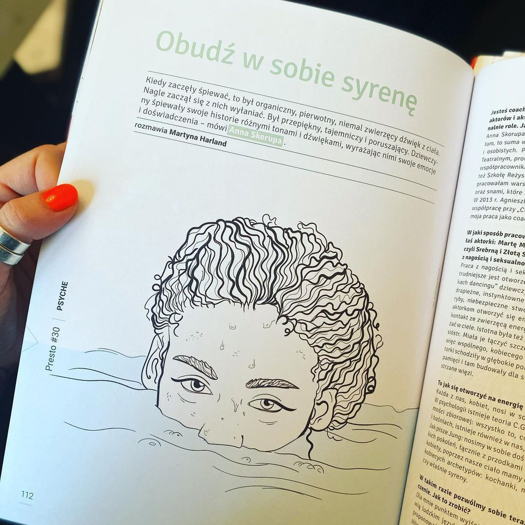 Anastazja Pazura zajmuje się grafiką