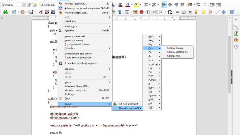 Code Colorizer Formatter 3