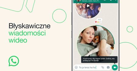 Jeszcze jedna opcja – WhatsApp wprowadza wiadomości wideo