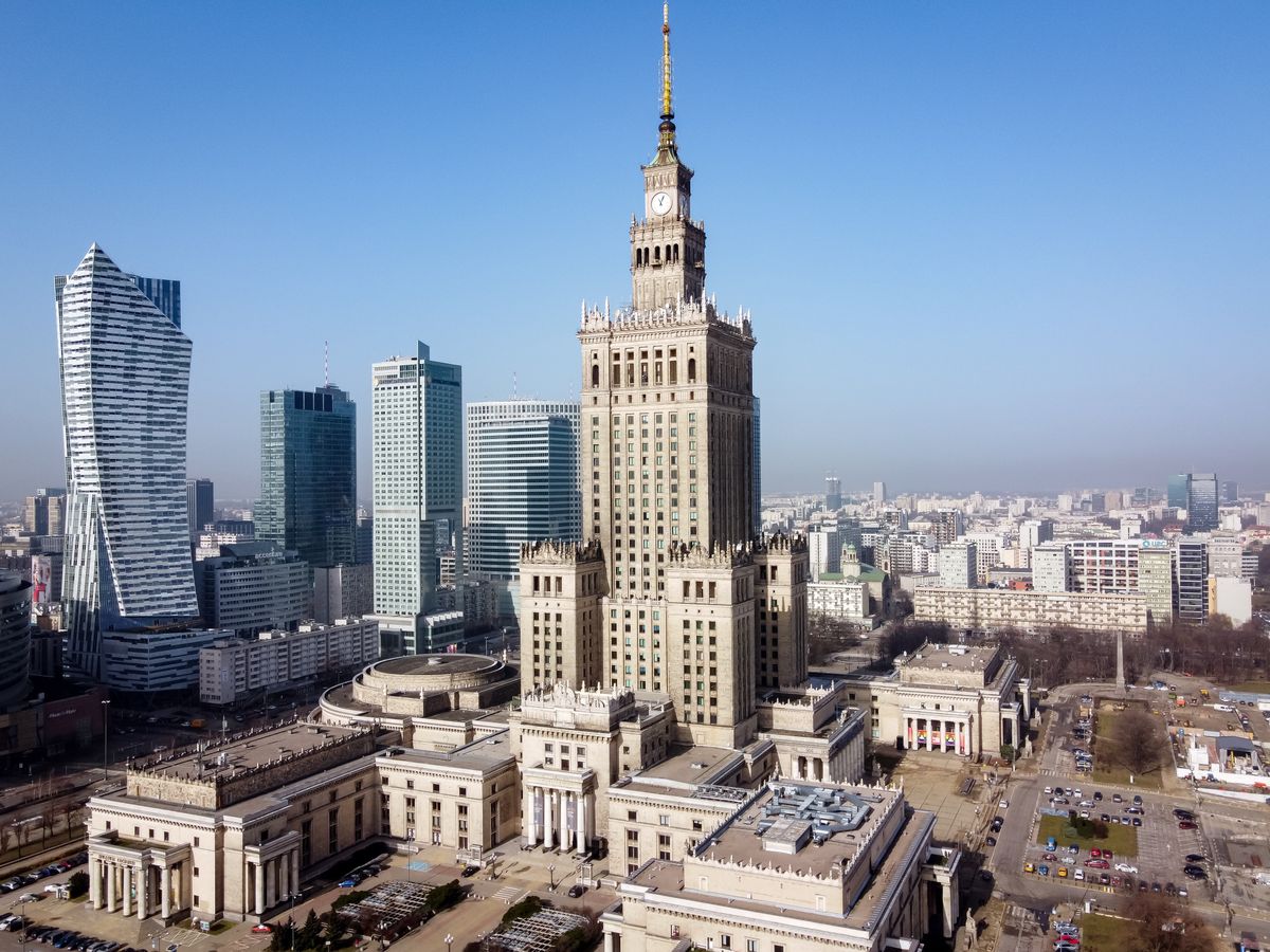 Палац науки і культури (Photo by Mateusz Wlodarczyk/NurPhoto via Getty Images)