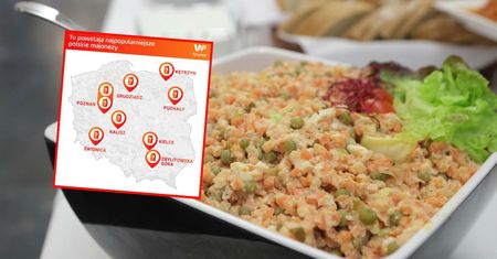 Oto majonezowa mapa Polski. Tu produkują sosy, które uwielbiamy