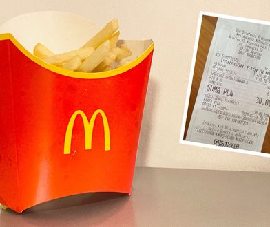 Tak drożeje jedzenie w McDonald's. Cena za frytki zwala z nóg