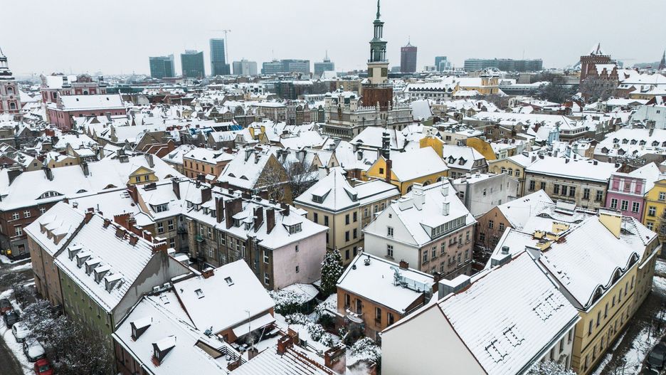 Poznań zimą